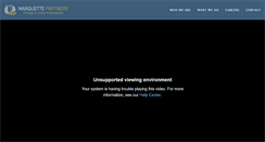 Desktop Screenshot of marquettepartners.com